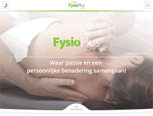 Tablet Screenshot of fysiopluszwolle.nl